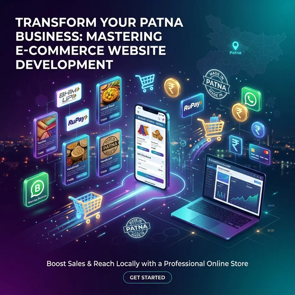Ecommerce Website Development in Patna: Sell Online & Grow Your Business (2026)